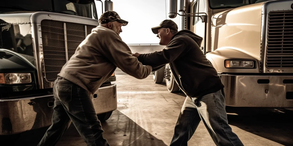 https://trucking4millions.com/wp-content/uploads/2023/04/two-truckers-fighting-1024x512.webp